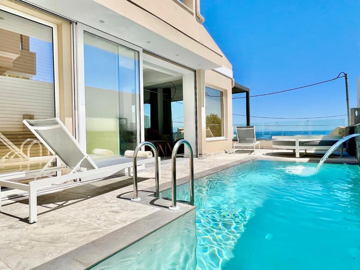 Luxury Villa Barbati Sun With Private Pool By Dadovillas Exterior foto