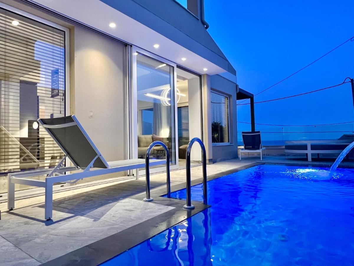 Luxury Villa Barbati Sun With Private Pool By Dadovillas Exterior foto